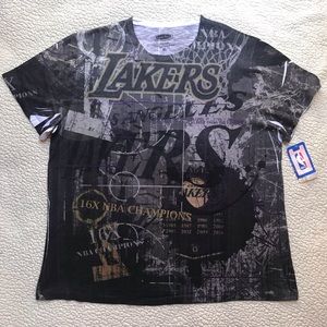 Majestic Threads LAKERS Shirt •